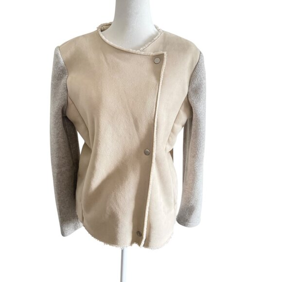 BB Dakota by Steve Madden - Women's Glenna Mixed Media Jacket • Size Large - Picture 14 of 15